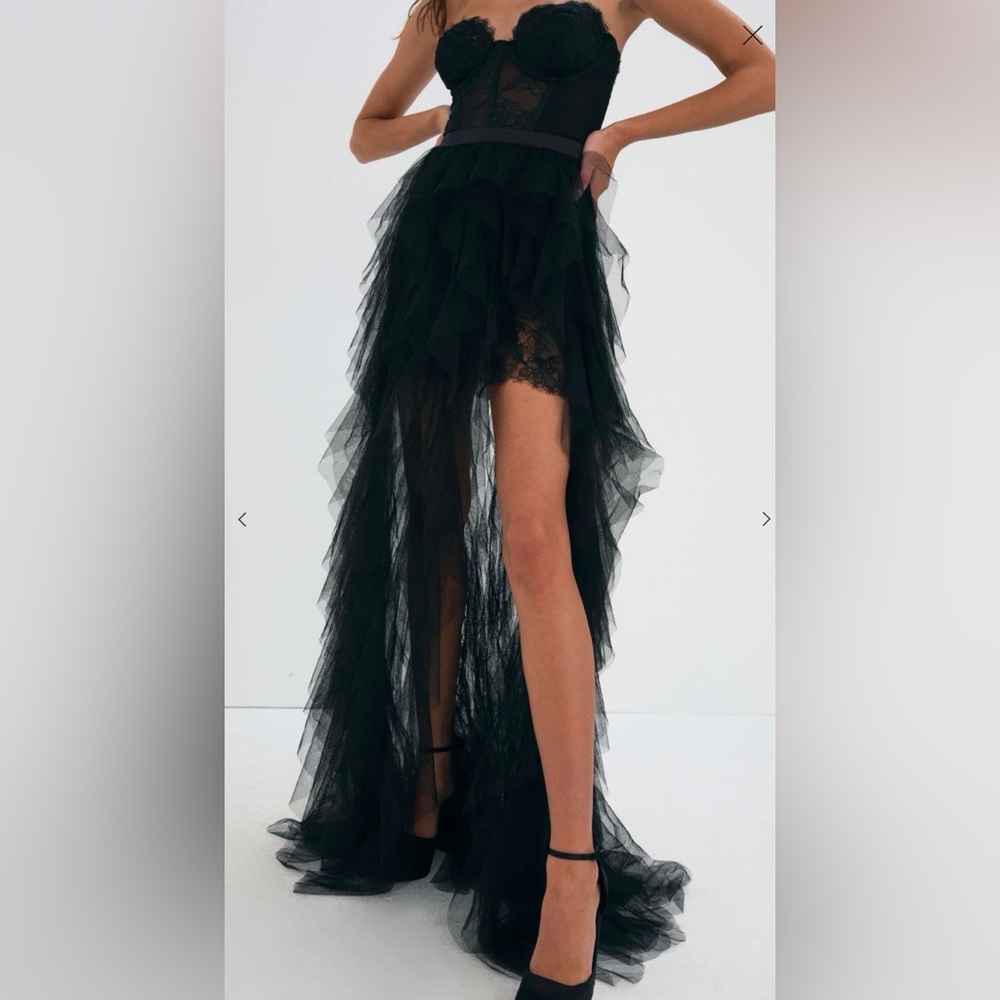 Bustier Gown Black